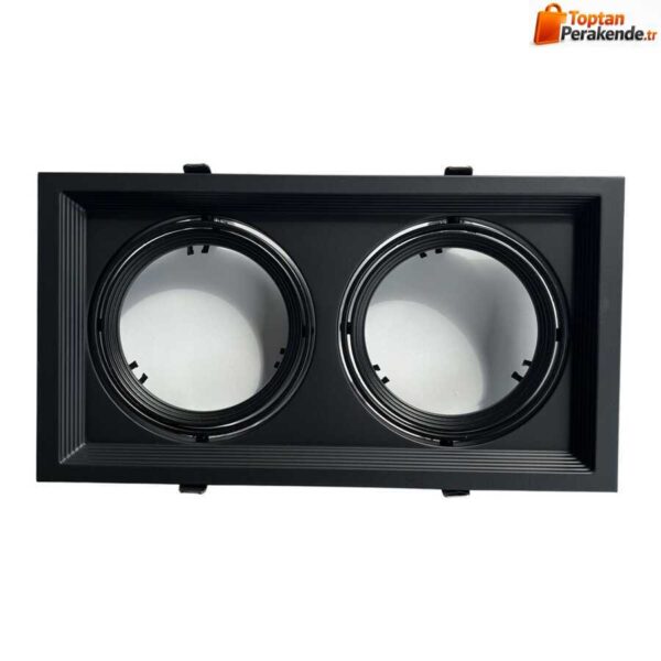 Cata CT-5504 Halospot Led Spot 2-li Siyah Kasa